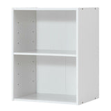Mueble Expositor Multifuncional de 2 Capas con Gran Capacidad de Almacenamiento - Blanco