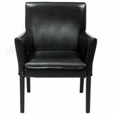 Sofá de sillón ejecutivo moderno de cuero sintético