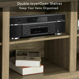 Rustic TV Stand Entertainment Center Storage Cabinet