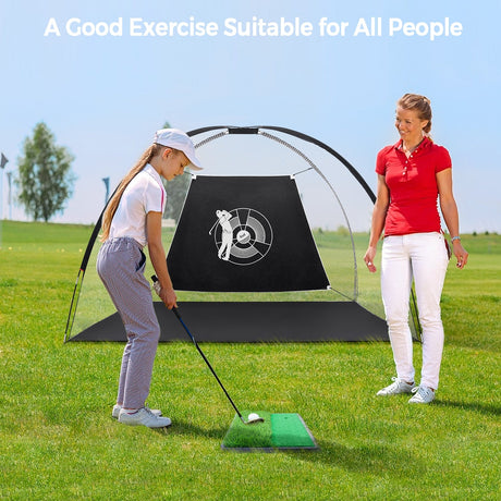 Set de práctica de golf 3 en 1 portátil de 3 metros