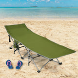 Catres Plegables de Camping con Bolsillo Lateral y Reposacabezas Desmontable
