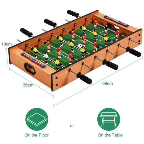 Mesa de juego de futbolín/hockey de aire 2 en 1 para interiores y exteriores