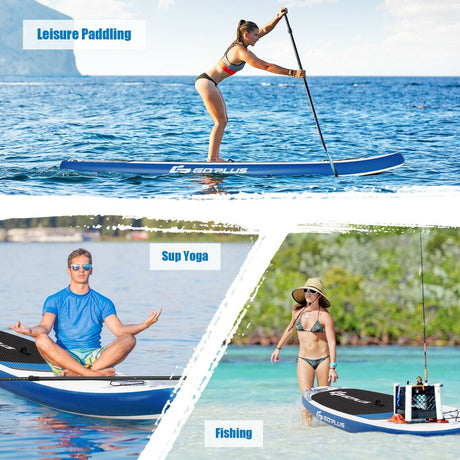 Tabla de paddle inflable de 11 pies con bolsa de transporte