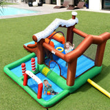 Casa de rebote inflable para niños de exterior e interior con soplador de aire de 480 W