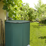 100 Gallon Portable Rain Barrel Water Collector Tank with Spigot Filter