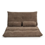 Sofá cama reclinable de 6 posiciones con 2 almohadas
