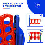 2.5Ft 4-to-Score Giant Game Set-Green
