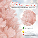 6/7 Feet Artificial Christmas Tree Hinged Full Fir Tree