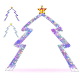 Arcada con forma de árbol de Navidad de 2.68 metros con estrella superior