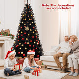 Árbol de Navidad Artificial de 6/7/8 Pies con 6 Modos de Iluminación y Sonidos Escalofriantes