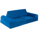 Juego de sofá convertible para niños de 6 piezas con cremallera