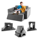Sofá de juegos modular de 8 piezas para niños con funda desmontable para sala de juegos y dormitorio