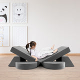 Sofá de juegos modular de 8 piezas para niños con funda desmontable para sala de juegos y dormitorio