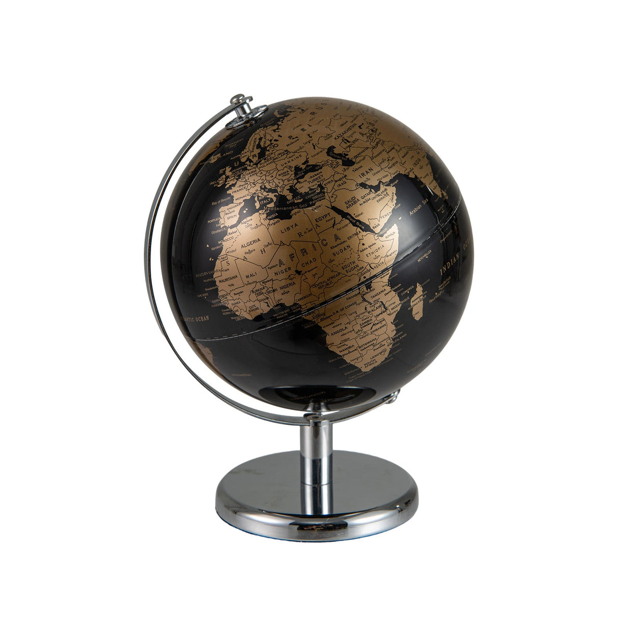 Globo Terráqueo de 8" Decorativo Moderno de Sobremesa