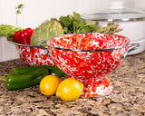 Golden Rabbit Enamelware Medium Colander 3 Quart