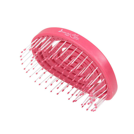 3D Portable Hair Brush - Pink Color | Ergonomic Design