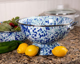 Golden Rabbit Enamelware Large Colander 5 QUART