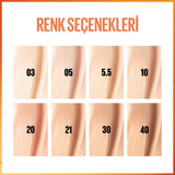 Maybelline Super Stay Skin Tint Foundation 05: Vitamin C, 24H Radiant, Lightweight Coverage