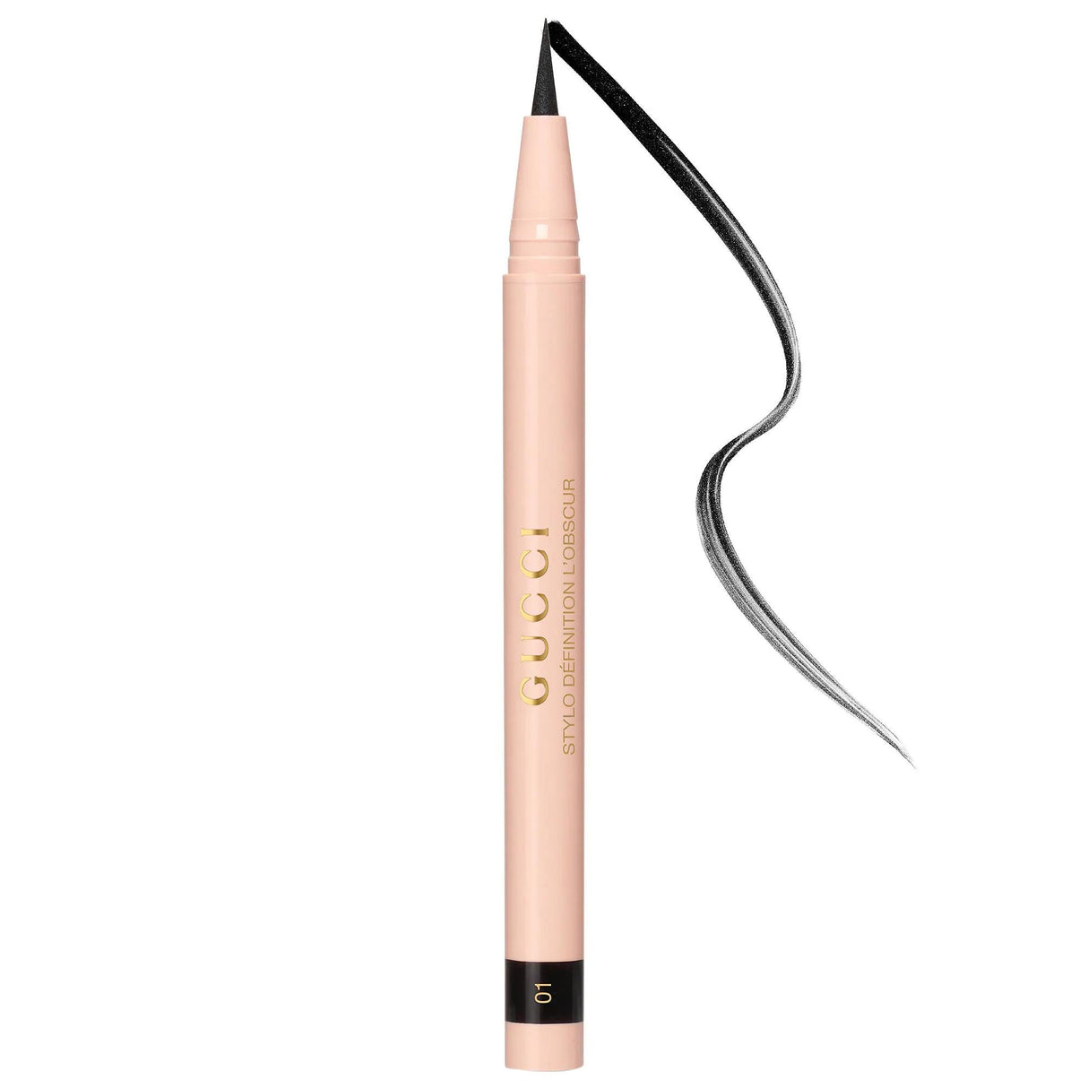 Gucci Beauty Stylo Définition Waterproof Liquid Eyeliner - Precise, Long-Lasting, Chemical-Free Eve Black Shade