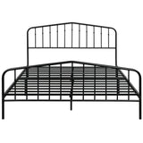 Queen Size Metal Bed Frame Slat Platform
