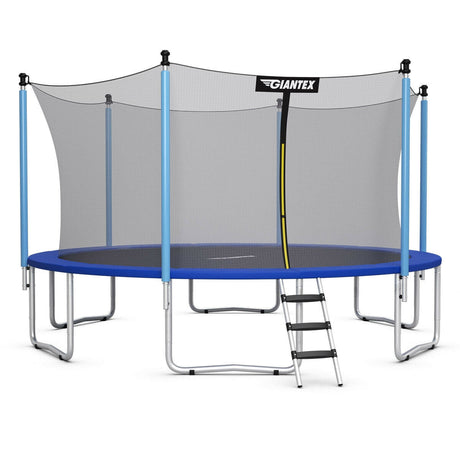 Trampolín de 15 pies para exteriores con red de seguridad