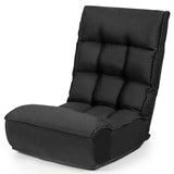 Sofá perezoso plegable con silla de suelo ajustable de 4 posiciones