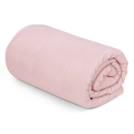 Manta pesada de 3 piezas y 7 libras - Rosa