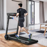 Cinta de correr eléctrica plegable de 3 HP con altavoz Bluetooth