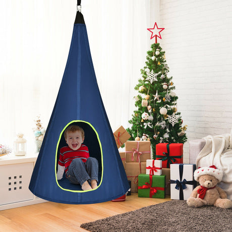 Hamaca nido colgante para niños de 32 pulgadas para interiores y exteriores