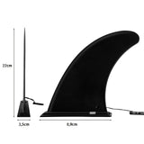 Quilla central única desmontable de 9 pulgadas para tabla de surf y SUP