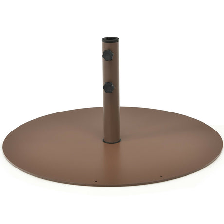 Base de sombrilla de acero para exteriores de 29.5 pulgadas para patio trasero y piscina