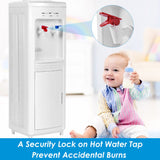 5-Gallon Hot & Cold Water Cooler with Child Safety Lock