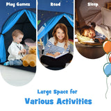 Tienda de juegos portátil Kids Galaxy Starry Sky Dream con cortina de red doble