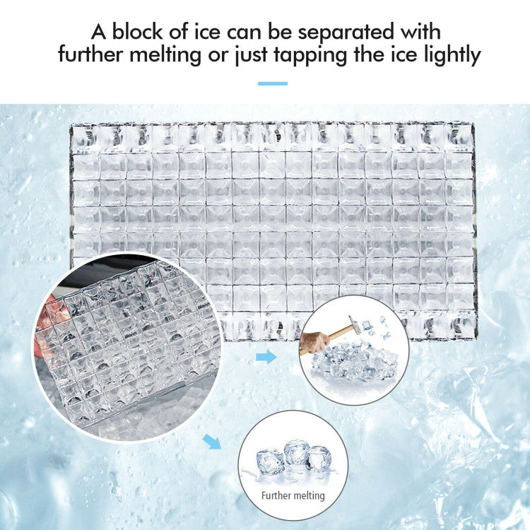 Máquina de hielo portátil con pala y cesta