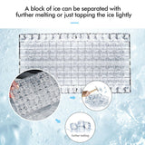 Máquina de hielo portátil con pala y cesta