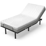 Colchón 3D de espuma viscoelástica de gel y espuma convolucionada para cama articulada