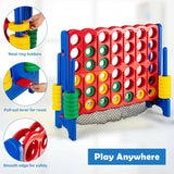 Juego Gigante 4 en raya con almacenamiento de red - Azul