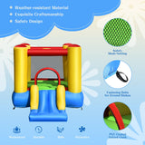 Castillo hinchable infantil con tobogán y soplador de 480 W
