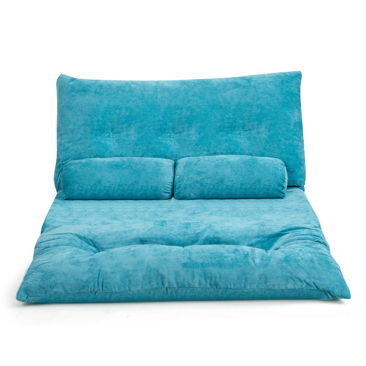 Sofá cama reclinable de 6 posiciones con 2 almohadas