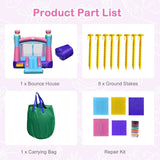 3-in-1 Princess Theme Inflatable Castle without Blower