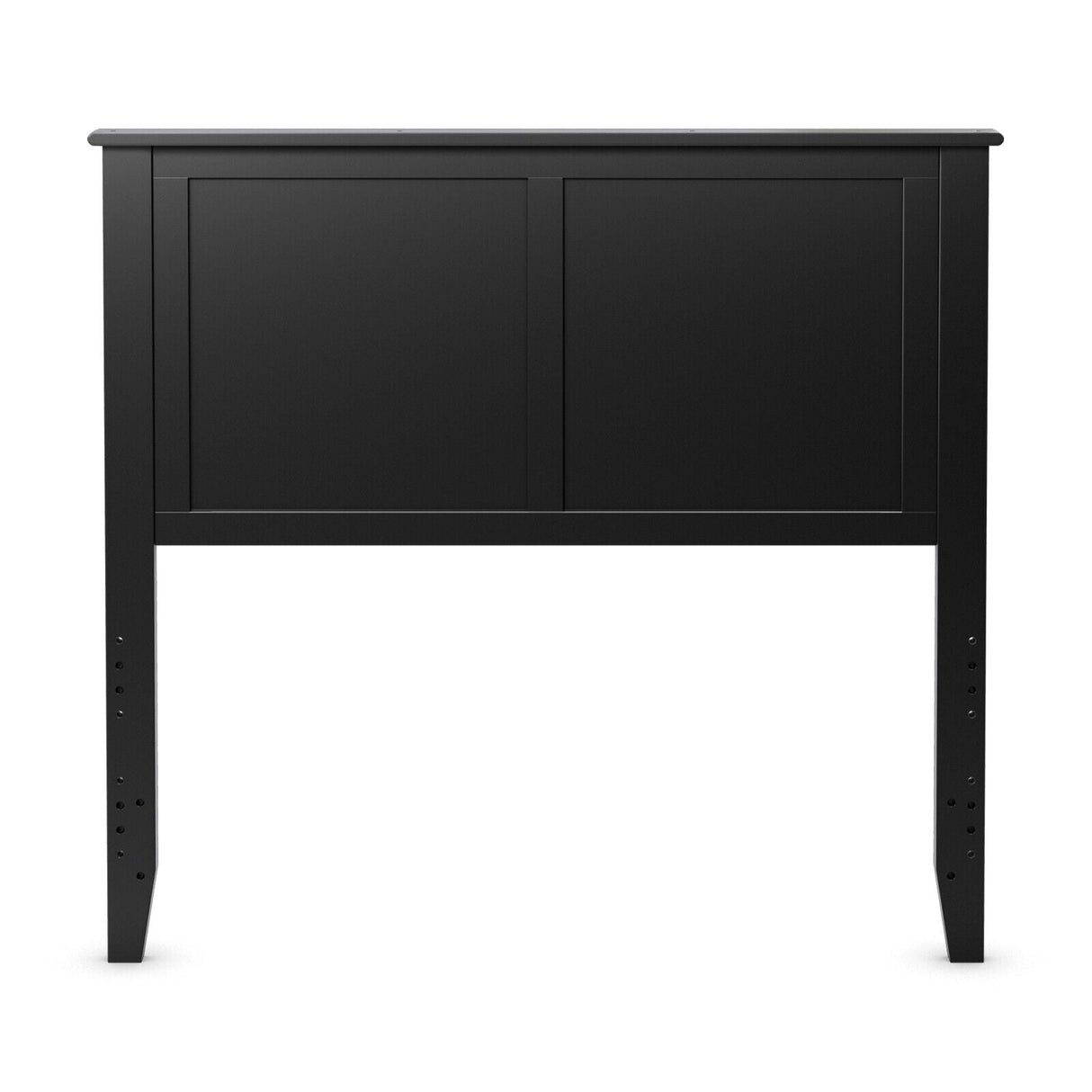 Cabecero de panel plano de madera maciza para cama individual
