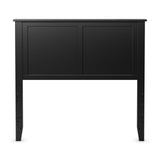 Cabecero de panel plano de madera maciza para cama individual
