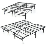 Full/King Size Folding Steel Platform Bed Frame for Kids and Adults