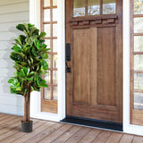 Ficus Lyrata Artificial de 5 Pies con Maceta Decorativa