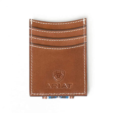 Ariat Southwest Inlay (Marrón/Azul) - Tarjetero para Hombre