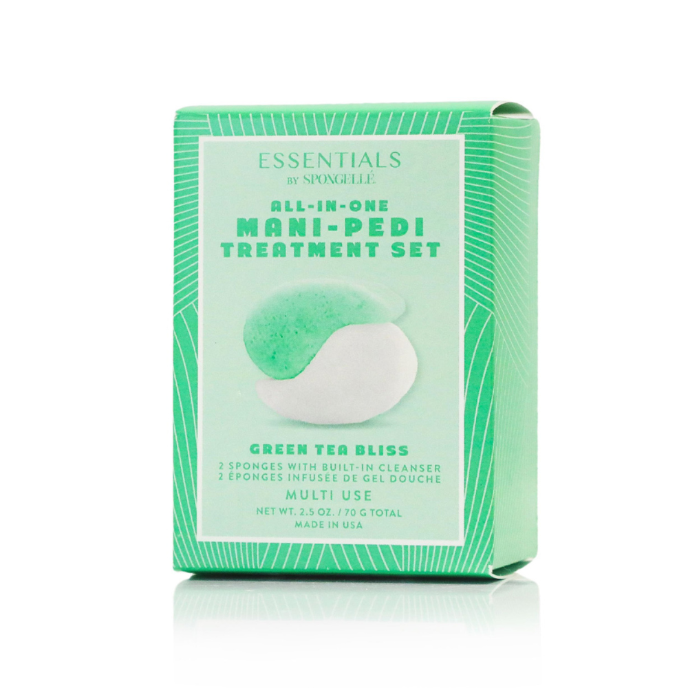 Juego de tratamiento de manicura y pedicura Green Tea Bliss | Esenciales