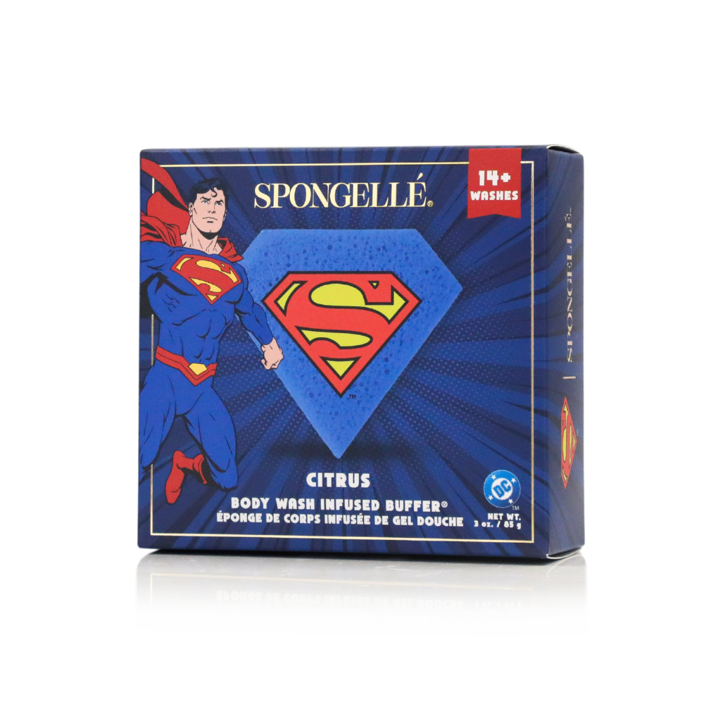Esponja Exfoliante Corporal Superman™ Cítrico | Superhéroe de DC