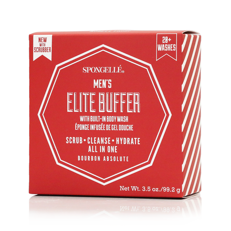 Buffer Élite para Hombre 20+ | Exfoliante Negro