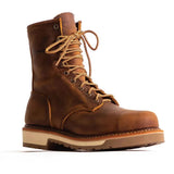 Botas vaqueras de cuero para hombre Abilene 8" Lumberjack (punta de acero) - Suela de doble densidad
