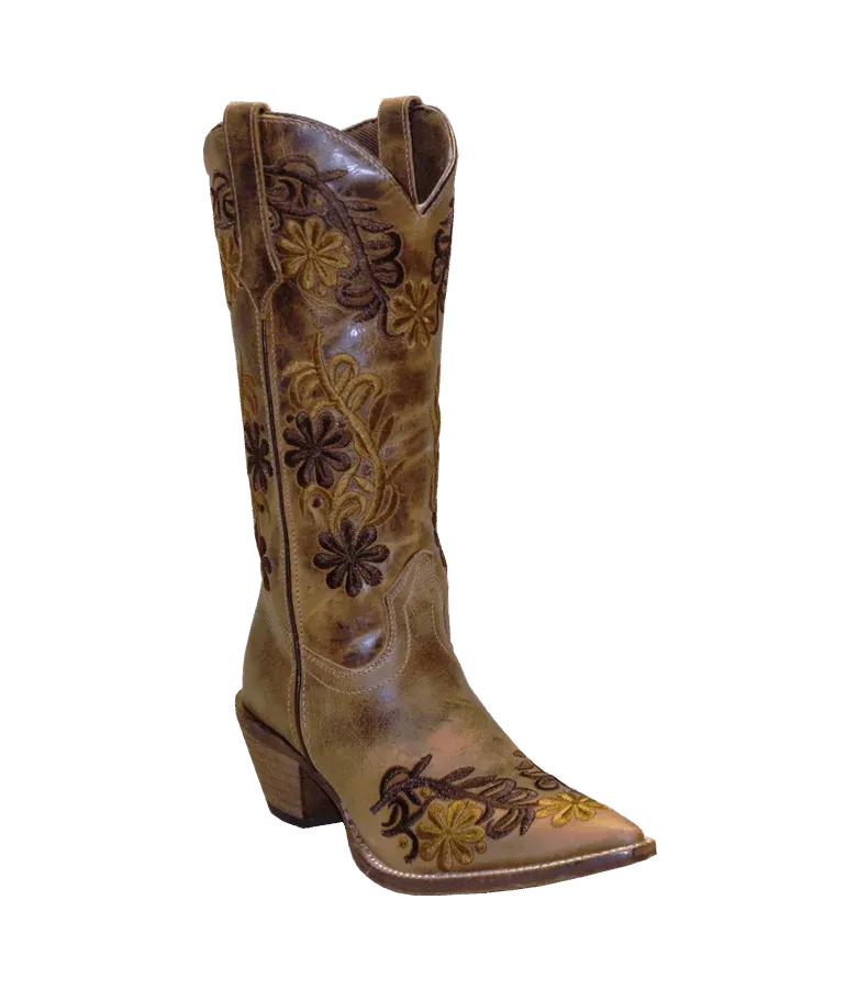Abilene Curious - Botas vaqueras de cuero para mujer